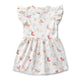 Butterfly Short Sleeve Organic Dress - Thumbnail 2