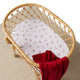 Candy Cane Organic Bassinet Sheet / Change Pad Cover - Thumbnail 3