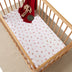 Candy Cane Organic Fitted Cot Sheet