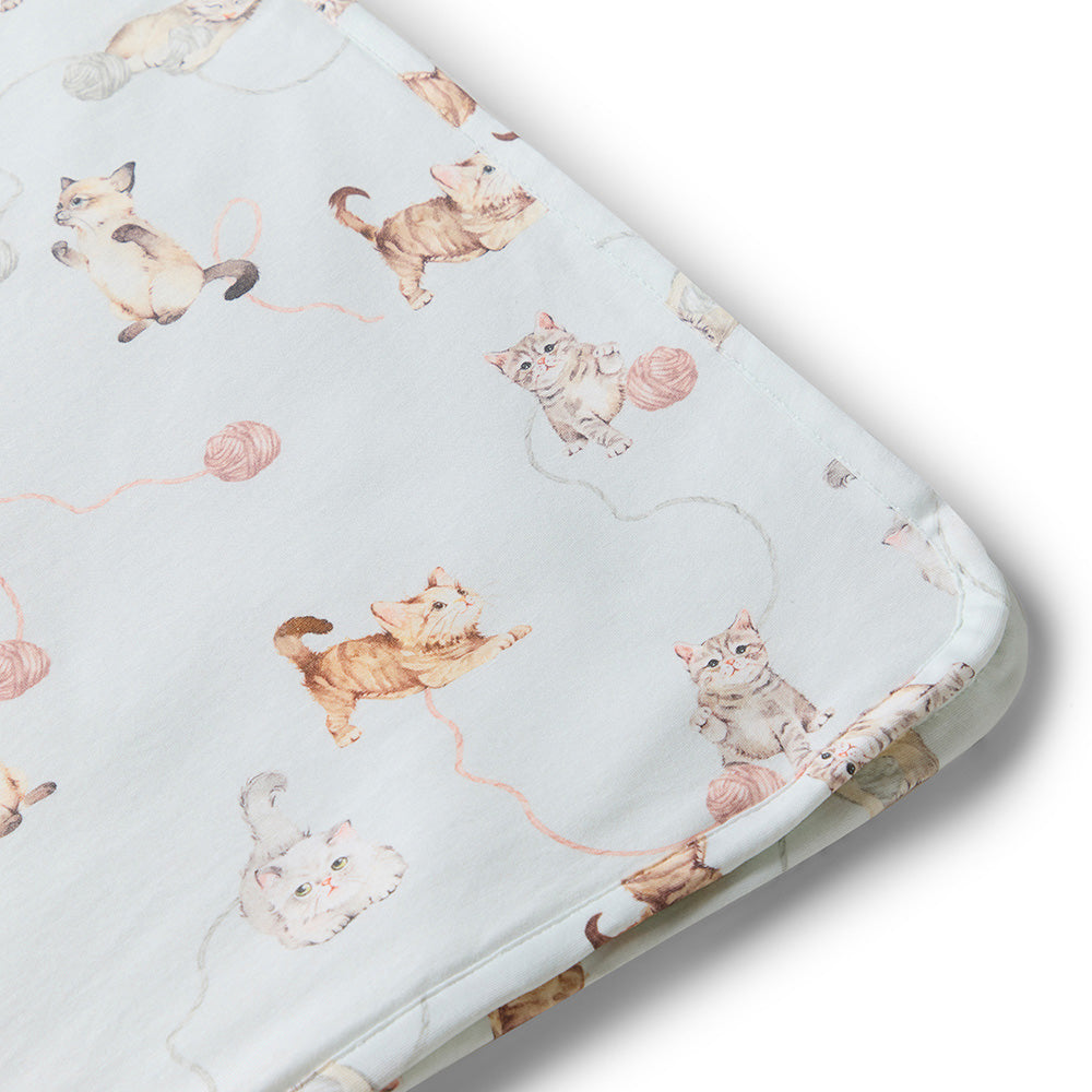 Kittens Organic Hooded Baby Towel - View 6