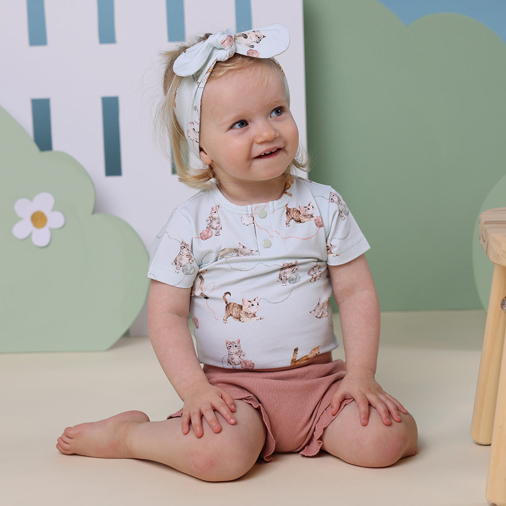 Kittens Short Sleeve Organic Bodysuit - View 3