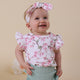 Cherry Blossom Organic T-Shirt with Frill - Thumbnail 4