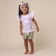 Cherry Blossom Organic T-Shirt with Frill - Thumbnail 5