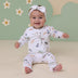Toddler wearing Dog Park Organic Snugglesuit Convertible Romper | Snuggle Hunny