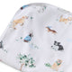 Dog Park Organic Jersey Wrap & Beanie Set - Thumbnail 4