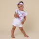 Lilac Skies Short Sleeve Organic Bodysuit with Frill - Thumbnail 8