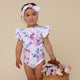 Lilac Skies Short Sleeve Organic Bodysuit with Frill - Thumbnail 10