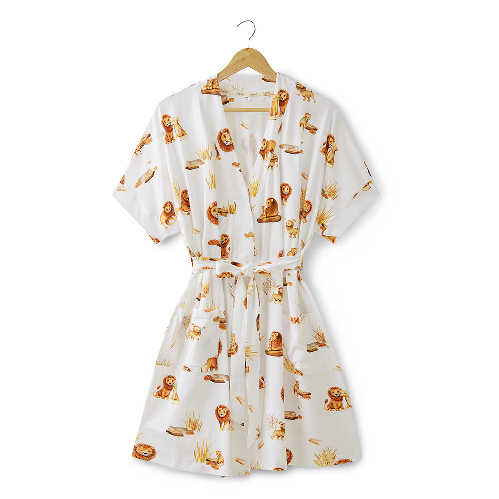 Lion Organic Maternity Robe - View 2