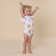 Sunflower Short Sleeve Organic Bodysuit with Frill - Thumbnail 8