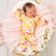 Sofia Organic Snugglesuit Convertible Romper with Frill - Thumbnail 11