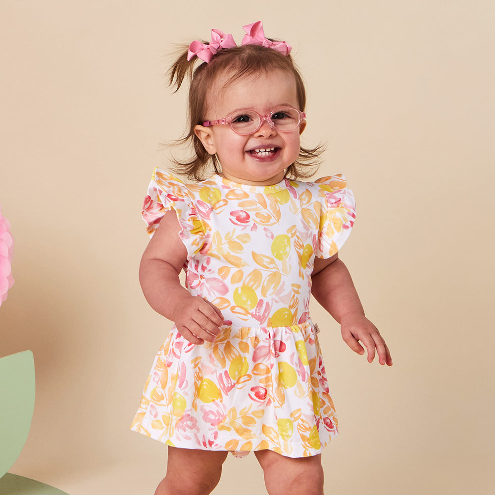Sofia Short Sleeve Organic Dress - View 4