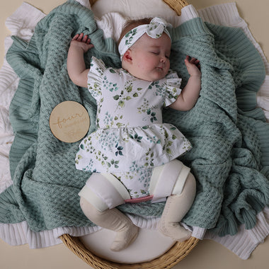 Eden Short Sleeve Organic Dress | Snuggle Hunny