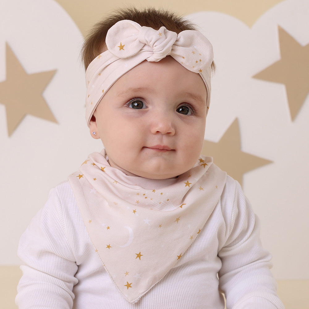 Stardust Organic Dribble Bib - View 1