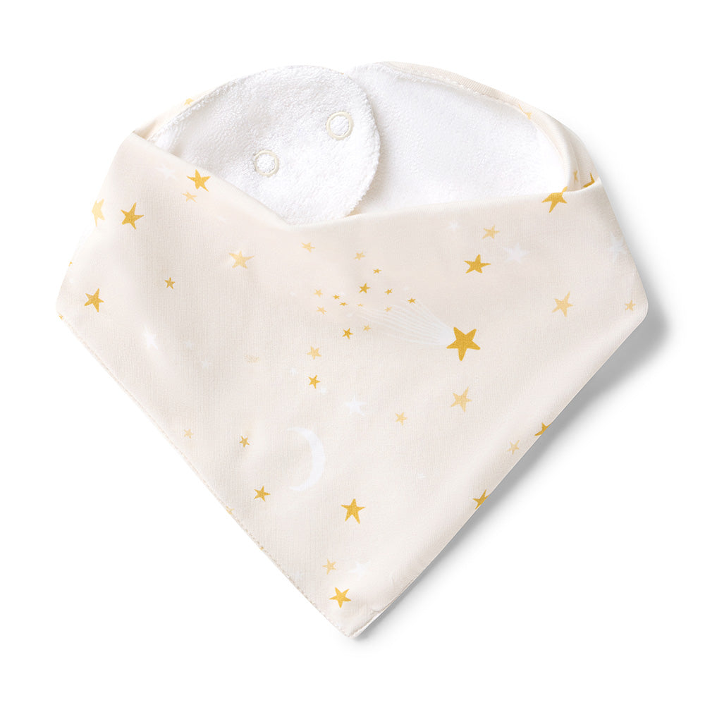 Stardust Organic Dribble Bib - View 2
