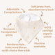Stardust Organic Dribble Bib - Thumbnail 4