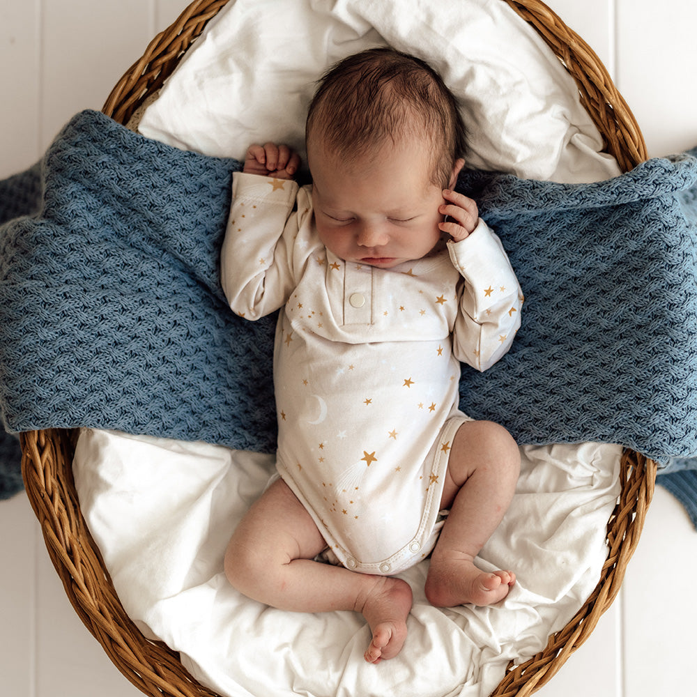 Stardust Long Sleeve Organic Bodysuit - View 5