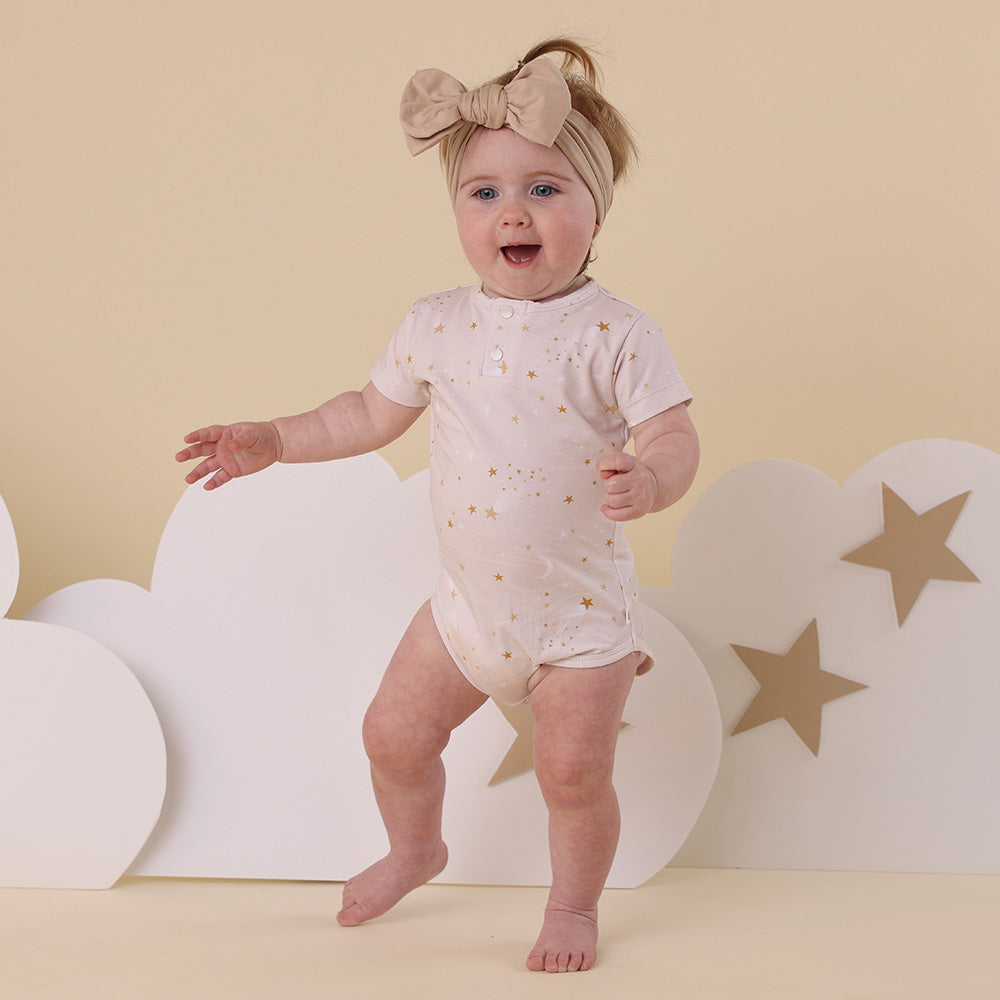 Stardust Short Sleeve Organic Bodysuit - View 9