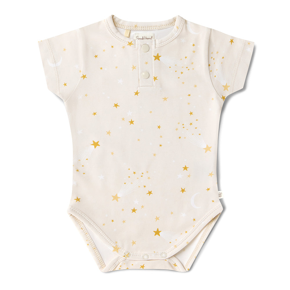 Stardust Short Sleeve Organic Bodysuit - View 2