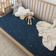 Starry Night Organic Fitted Cot Sheet - Thumbnail 1
