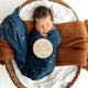 Starry Night Organic Jersey Wrap & Beanie Set - Thumbnail 7