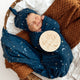 Starry Night Organic Jersey Wrap & Beanie Set - Thumbnail 5