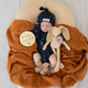 Hazelnut Organic Cotton Knit Booties - Thumbnail 6