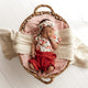 Strawberry Short Sleeve Organic Bodysuit with Frill - Thumbnail 7