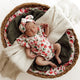 Strawberry Short Sleeve Organic Bodysuit with Frill - Thumbnail 12