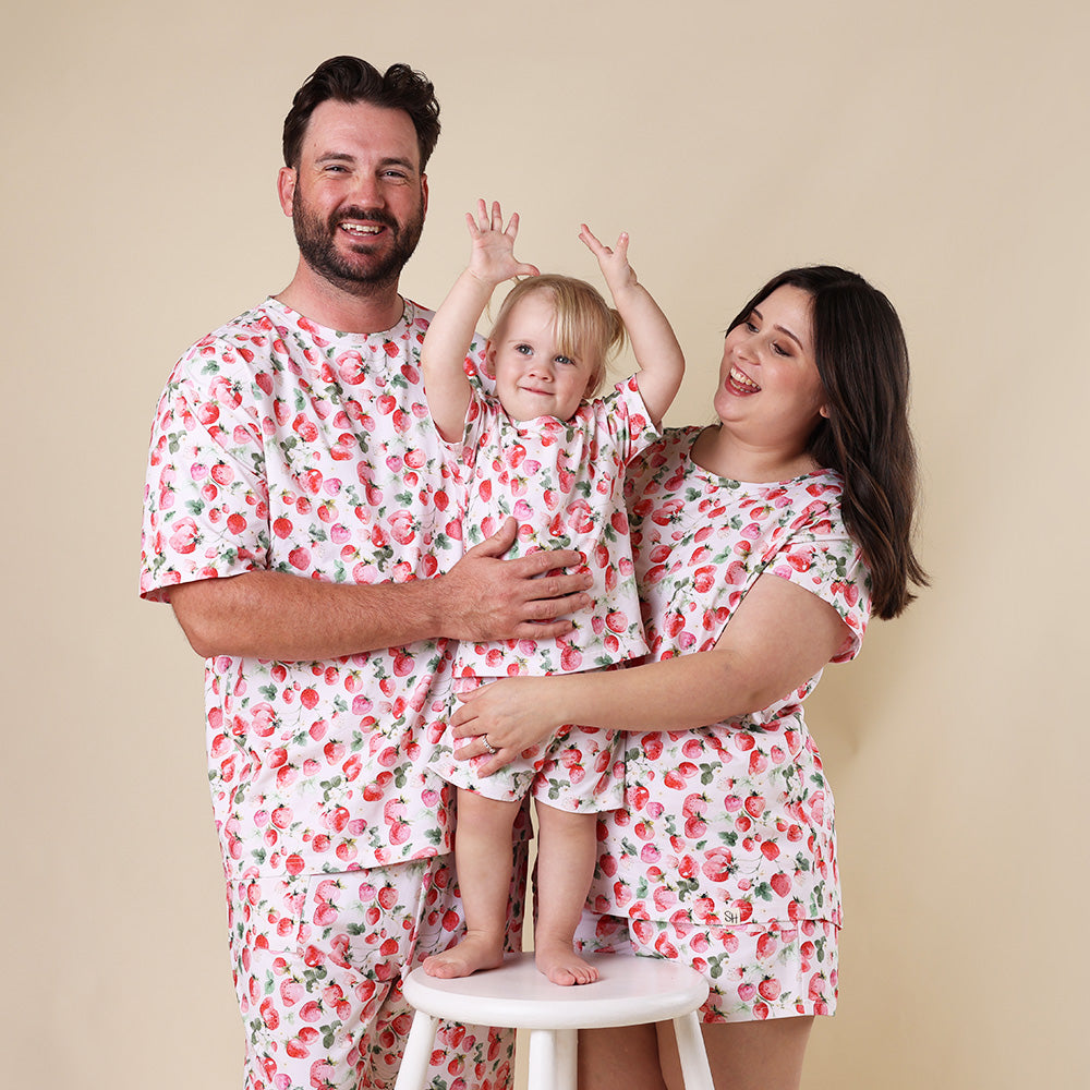Strawberry Organic Mens PJ Set - View 7