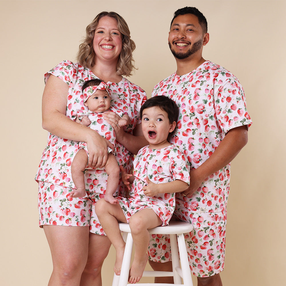 Strawberry Organic Womens PJ Set - View 7