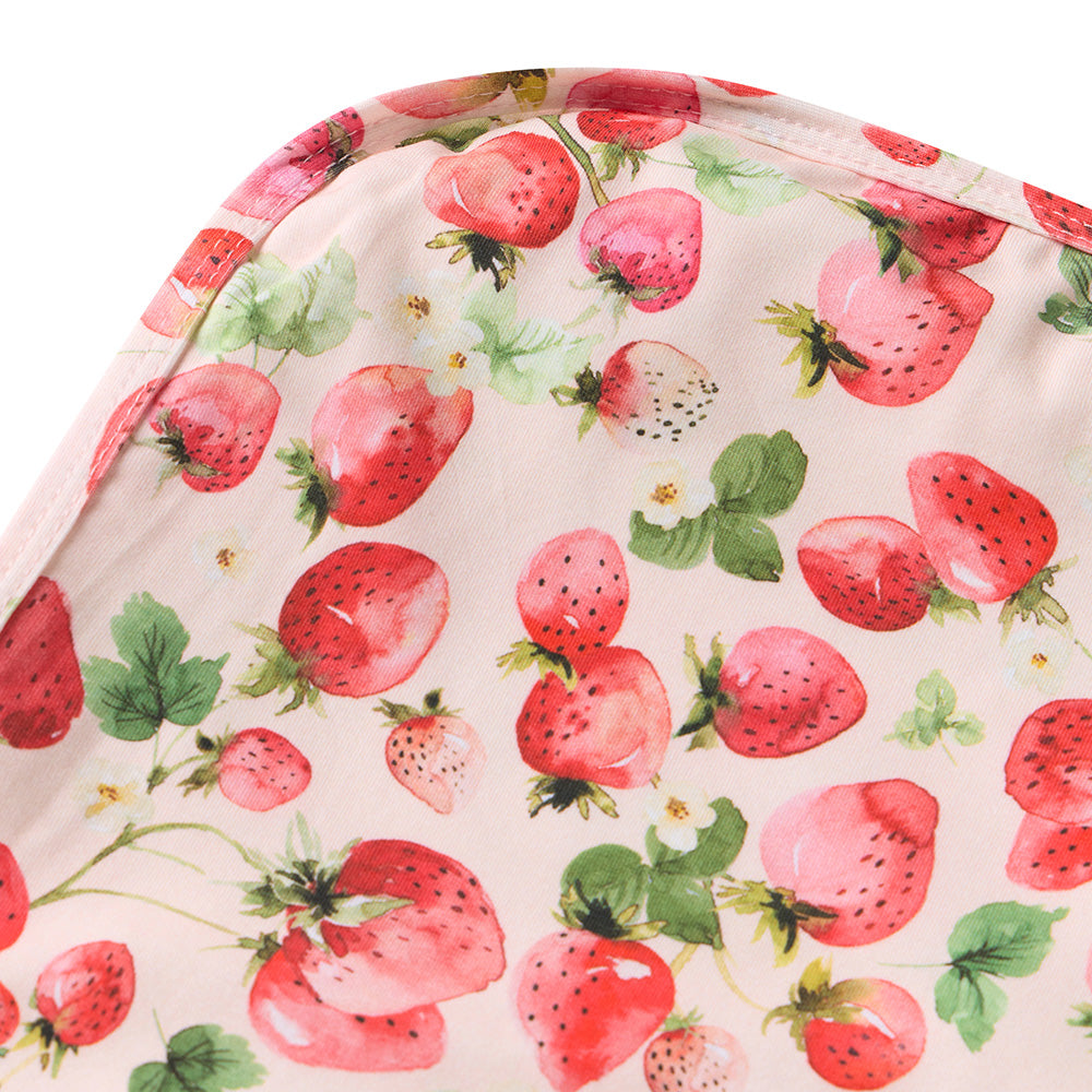 Strawberry Organic Jersey Wrap & Topknot Set - View 6