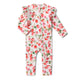 Strawberry Organic Snugglesuit Convertible Romper - Thumbnail 2