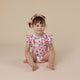 Strawberry Short Sleeve Organic Bodysuit with Frill - Thumbnail 15