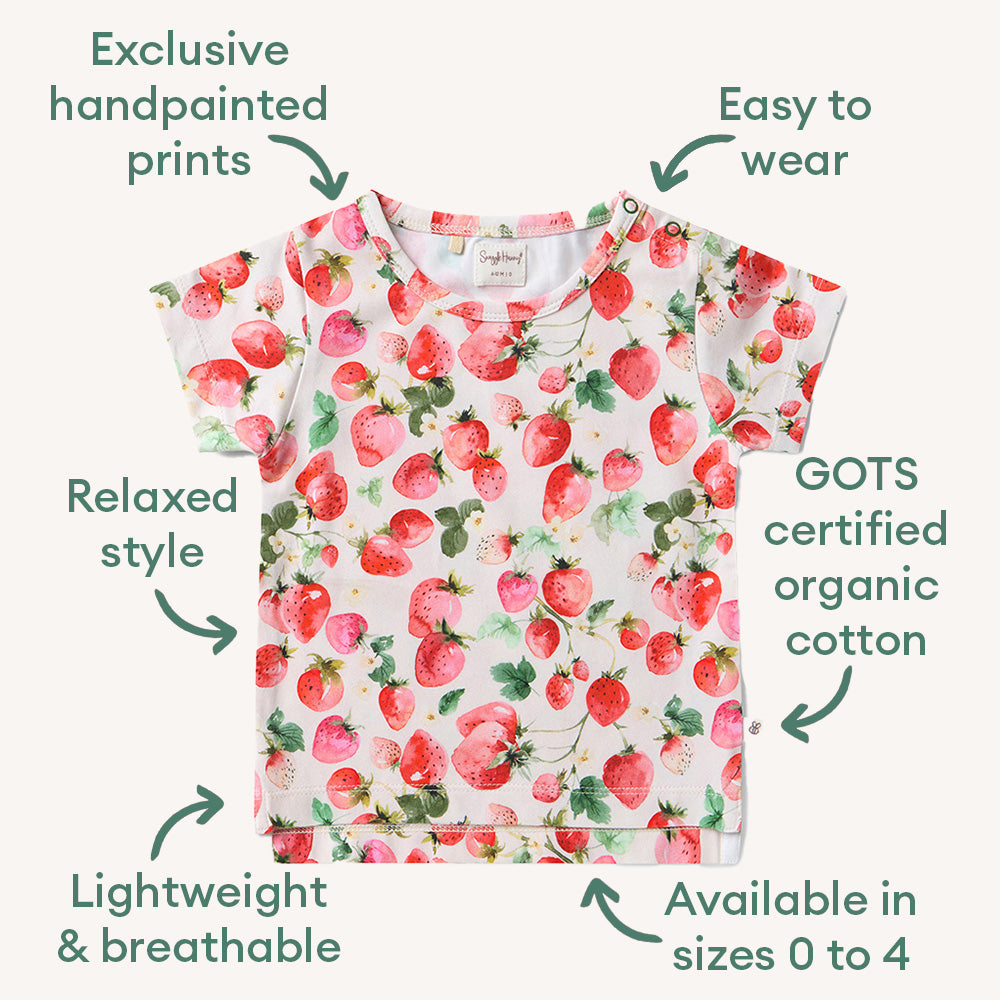Strawberry Organic T-Shirt - View 4