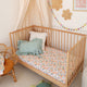 Summer Palm Organic Fitted Cot Sheet - Thumbnail 3