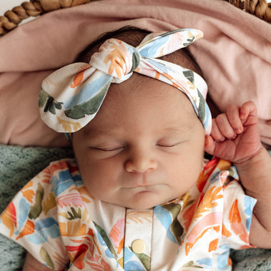 Summer Palm Organic Topknot | Snuggle Hunny