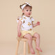 Sunflower Short Sleeve Organic Bodysuit with Frill - Thumbnail 8