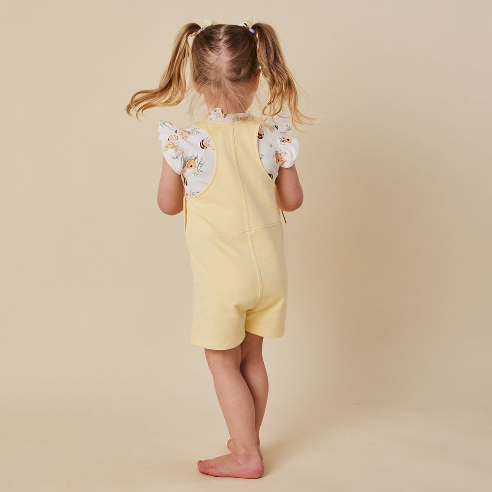 Sunlight Organic Joey Overall Shorts - View 7