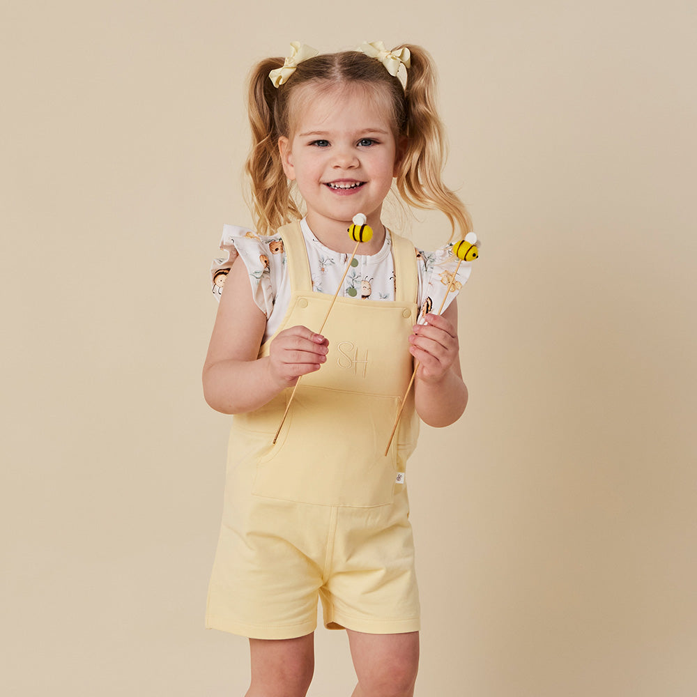 Sunlight Organic Joey Overall Shorts - View 10