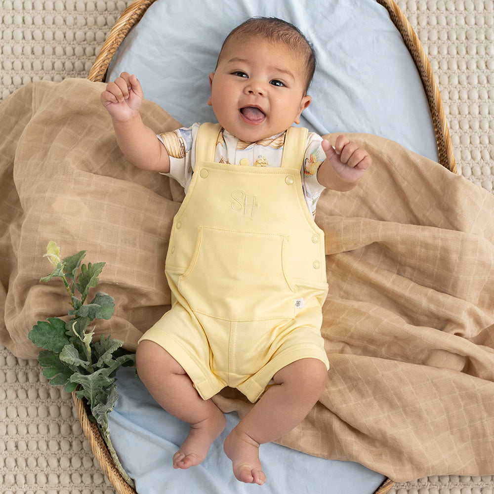 Sunlight Organic Joey Overall Shorts - View 6