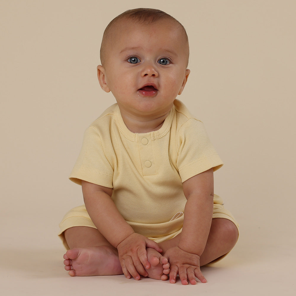 Sunlight Short Sleeve Organic Bodysuit - View 10