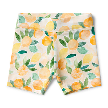 Sunny Citrus Organic Bike Shorts | Snuggle Hunny
