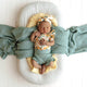 Sunny Citrus Short Sleeve Organic Bodysuit with Frill - Thumbnail 8