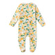Sunny Citrus Organic Snuggle Sleepsuit Zip Footie - Thumbnail 4