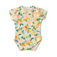 Sunny Citrus Short Sleeve Organic Bodysuit - Thumbnail 2
