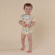 Sunny Citrus Short Sleeve Organic Bodysuit - Thumbnail 6