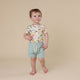 Sunny Citrus Short Sleeve Organic Bodysuit - Thumbnail 8