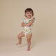 Sunny Citrus Short Sleeve Organic Bodysuit with Frill - Thumbnail 16
