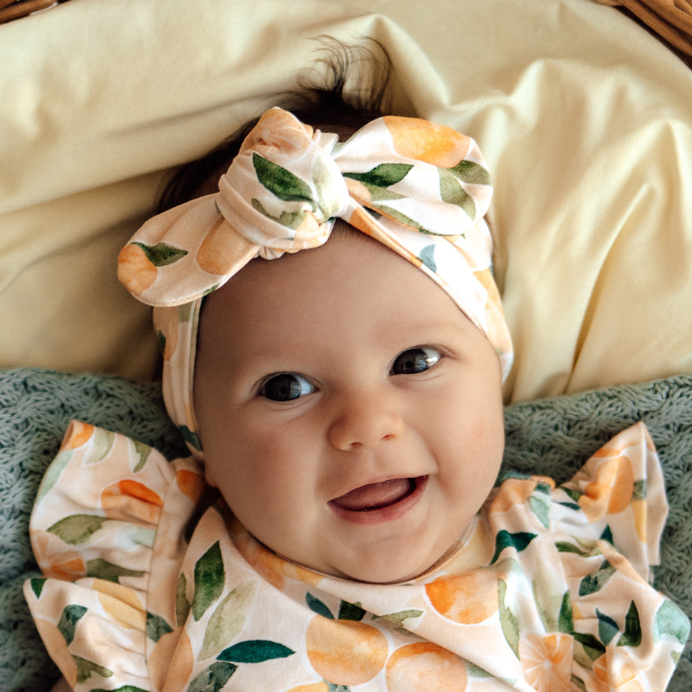 Sunny Citrus Organic Topknot - View 1