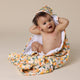 Sunny Citrus Organic Hooded Baby Towel - Thumbnail 4